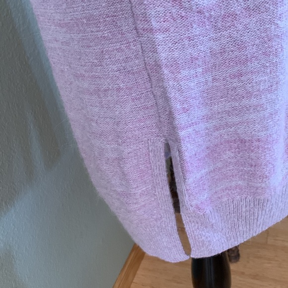 Lou & Grey pastel Purple Marled Knit Wool Blend Pullover Sweater M - Picture 4 of 9